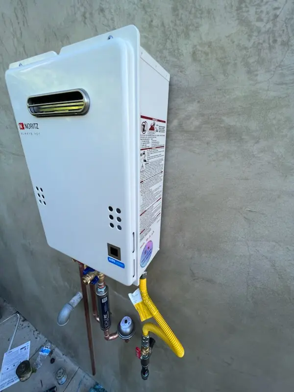 Tankless water heater installation for Hickory Bluff homes